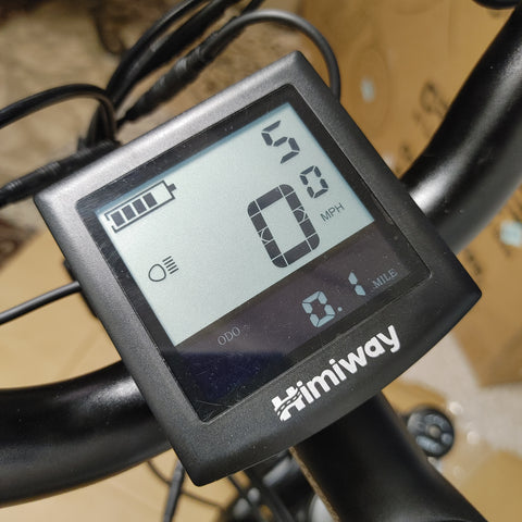 Himiway Long range step-through e-bike screen