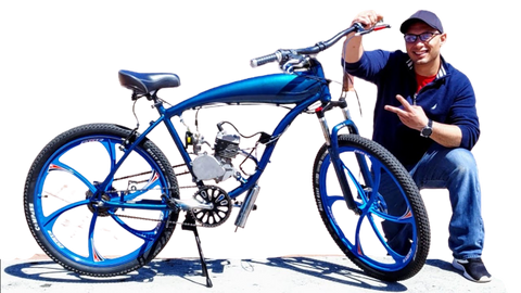 fast motorized bike .5 gallon 66 80 100cc kits
