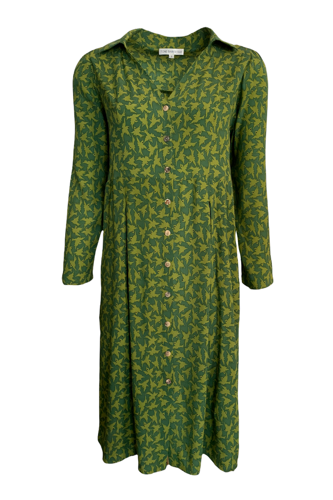 Tone Barker Hen-stretch Dress Green Sophies.dk