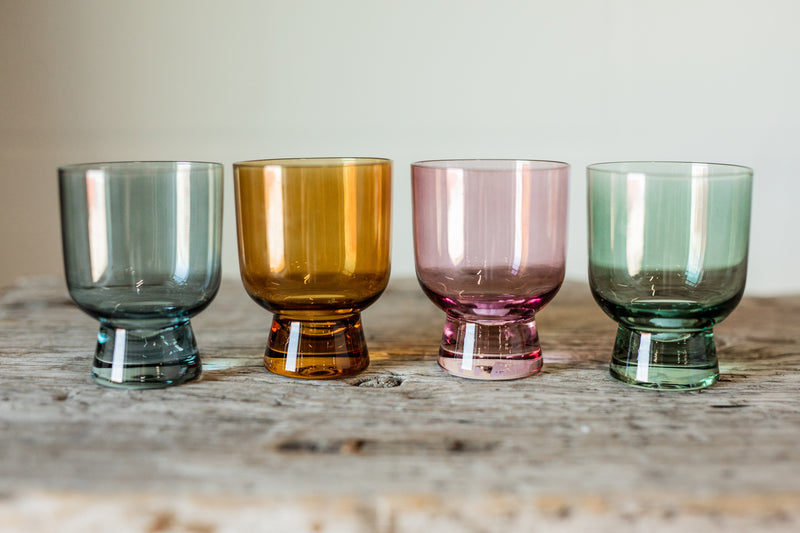 Mid Century Wine Glasses - 4 Colors – ShopTansy