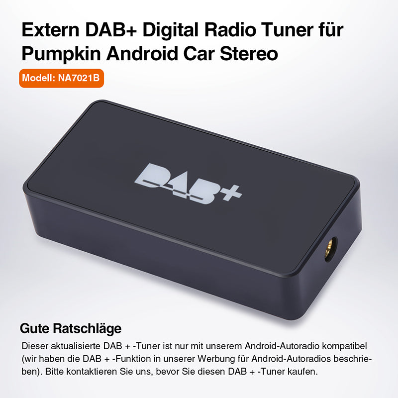 Pumpkin External DAB+ Digital Radio Tuner for Android Car Radio