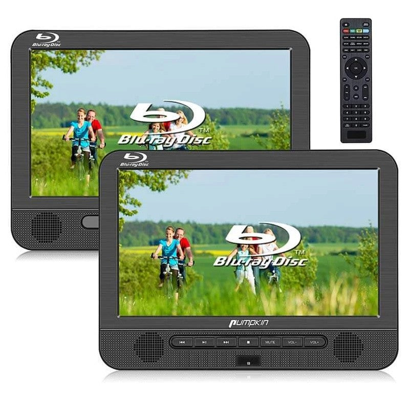 Blu Ray DVD player with two TFT HD screens