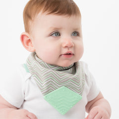 BooginHead Bandana Bib Mint ZigZags