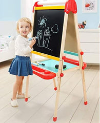 Wooden art easel for kids and toddlers from Amazon.com