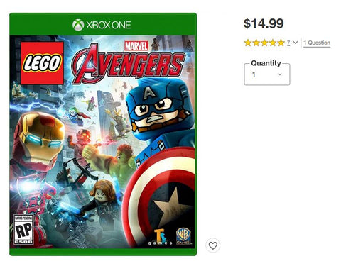 Xbox One LEGO Avengers Target.com