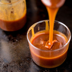 Homemade caramel sauce