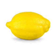 a bright yellow lemon