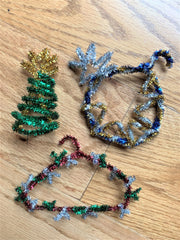 homemade pipe cleaner ornaments