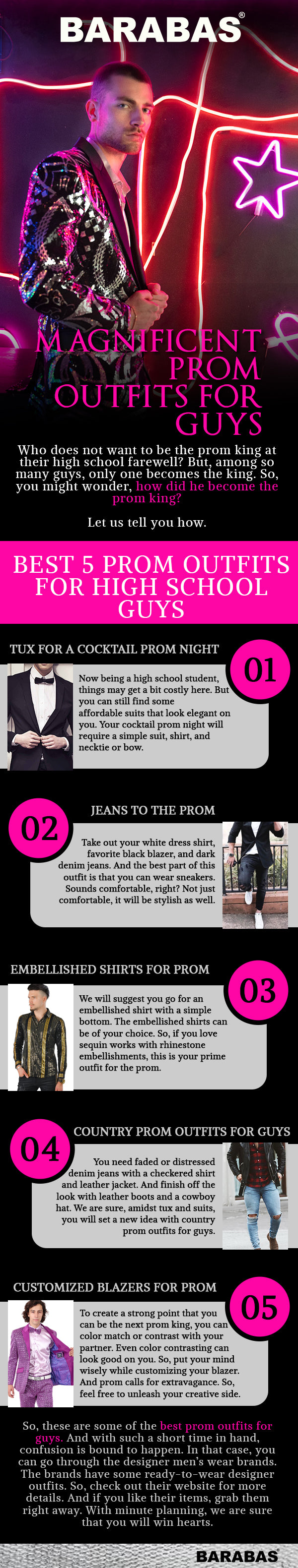 Prom Outfits for Guys