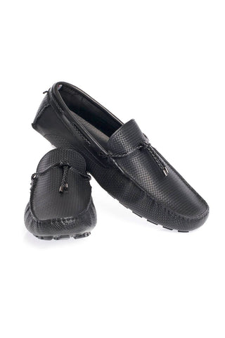 A Pair of Black Loafers