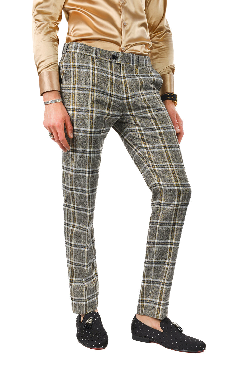 Shop Men's Plaid Pants - Buy Men's Pants Online | BARABAS®