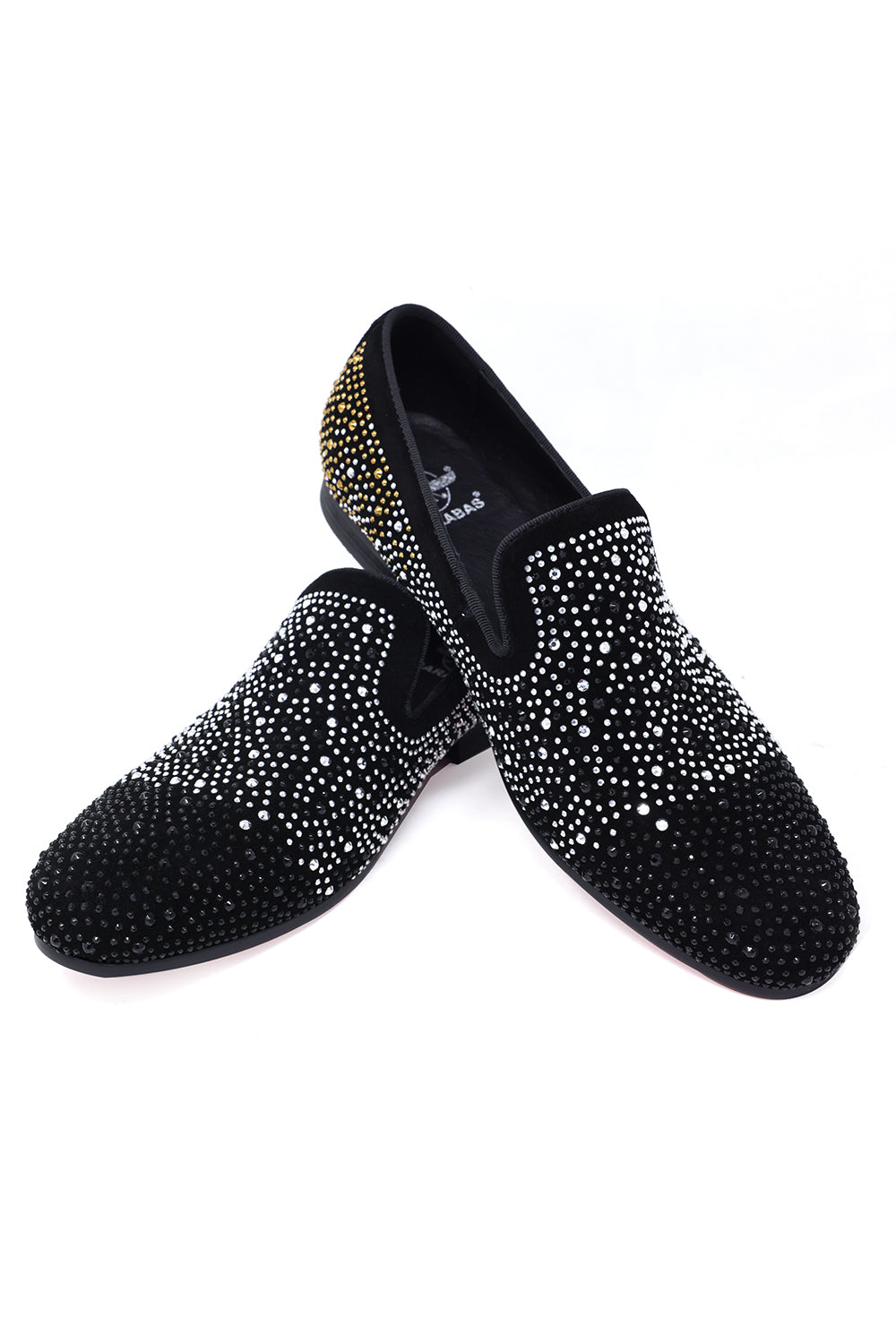 Mens black rhinestone sales dress shoes