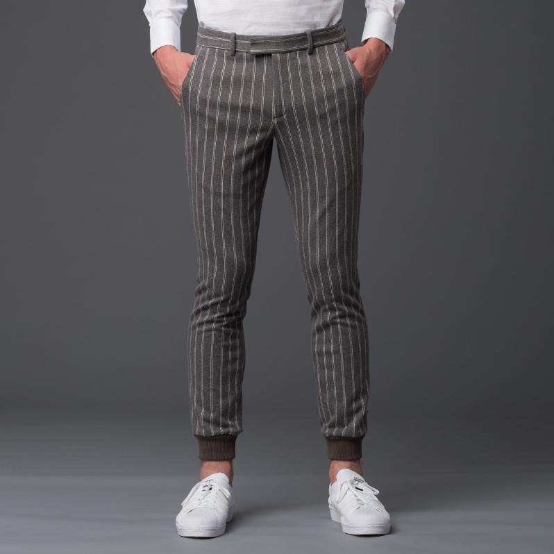 pinstripe jogger