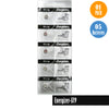 Energizer-379 Watch Battery, 1 Pack 5 batteries, Replaces all SR521SW