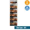 Maxell Japan - LR43 Watch Batteries Single Pack of 10 Batteries