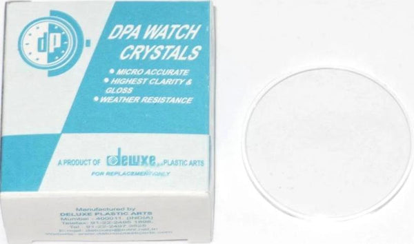 Watch Domed Plastic Crystal- Dia: 35.0 mm, Height: 3.0 mm. - Universal Jewelers & Watch Tools Inc. 