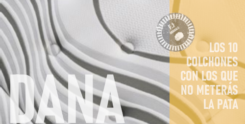 Colchón DANA Núcleo HR Soja 40KG Viscogel y Viscosoft Plume. Para mi no hay duda: el colchón Dana de Vickflex es el mejor colchón con núcleo de HR que ha salido en el 2020. Su calidad-precio es insuperable. Y su magnífico equilibrio entre firmeza y adaptabilidad, difícilmente reproducible por otro modelo. Es cómodo, muy cómodo, pero sin sensación de hundimiento ni tampoco de excesivo envolvimiento. De lo mejor que ha pasado por nuestra exposición y, junto con el Coral también del mismo fabricante, uno de esos colchones que han hecho cambiar de bando a muchos clientes de los que venían con los muelles ensacados entre ceja y ceja. No pudieron resistirse a los perjúmenes del Dana y se suliveyaron.