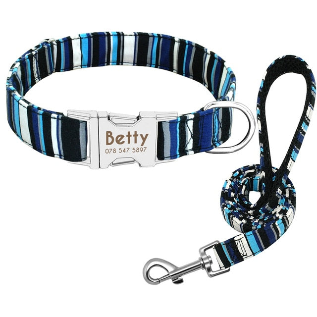 personalized dog collars and leashes