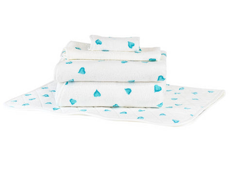 Solid White / Wavy White Towels – D Porthault