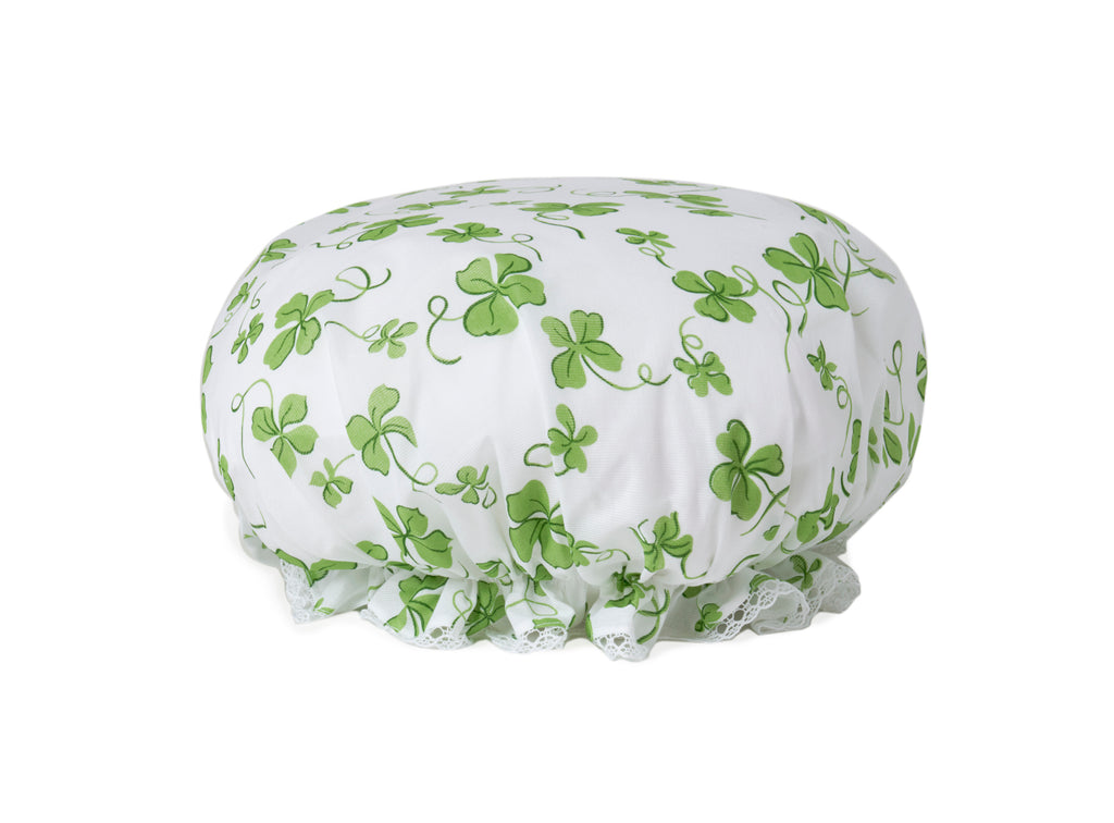 green shower cap