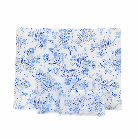 Fleurs des Champs Blue Towels – D Porthault