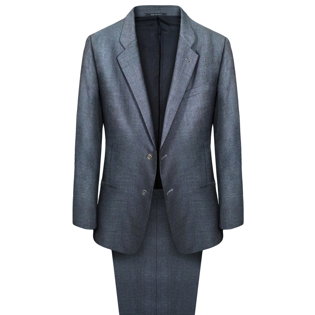 ARMANI COLLEZIONI Two Buttons Wool Gray 