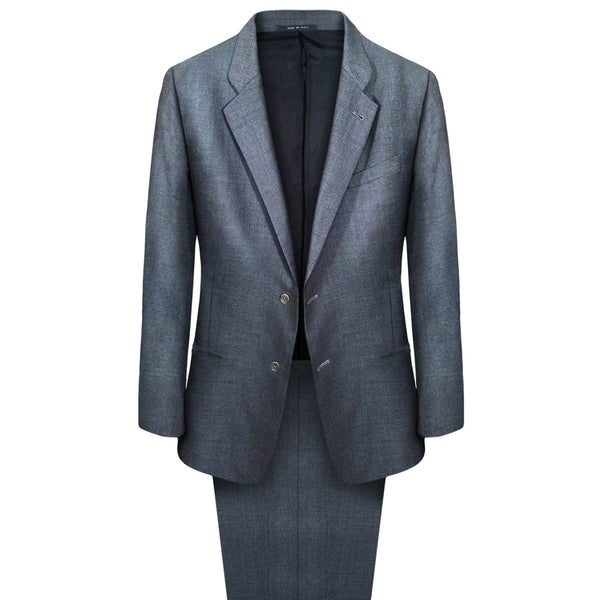 armani grey suit