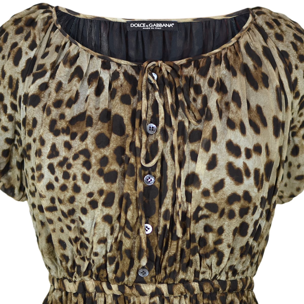 dolce and gabbana leopard dress