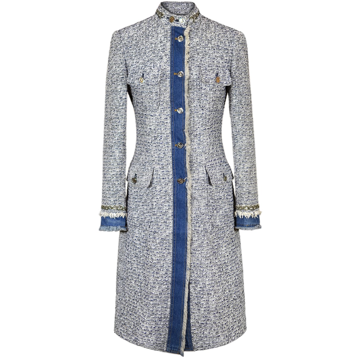 DOLCE \u0026 GABBANA Womens Gray Coat 