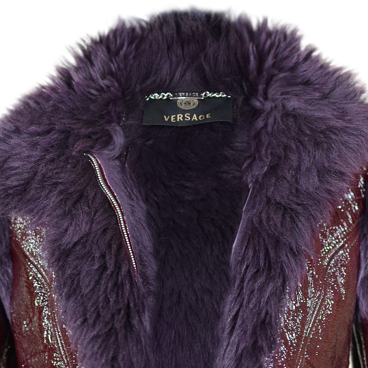 versace purple jacket