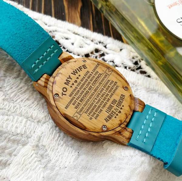 wooden watch for wife