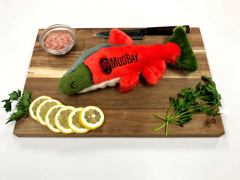 salmon plush toy