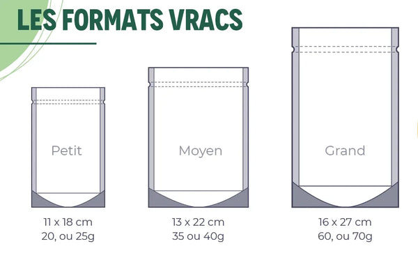 Formats vrac tisane marque blanche