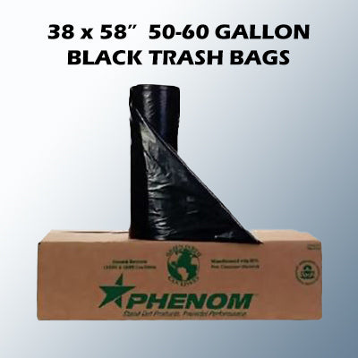 Ox Plastics 45-50 Gallon Clear Trash Bags