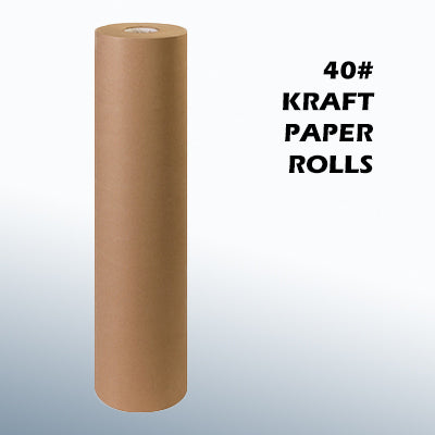 935867-4 Kraft Paper, Roll, 35 lb. Basis Weight, Roll Width 36, Roll  Length 600 ft