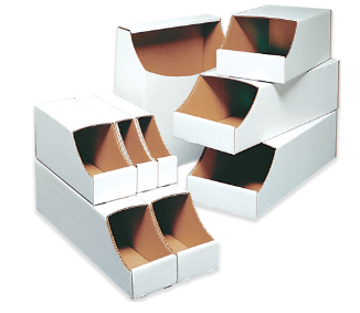 12" Deep Stackable Bin Boxes