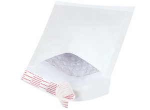 White Self-Seal Bubble Mailers (25 Packs) - Pakrite Incorporated / Lamar Packaging Supplies Inc