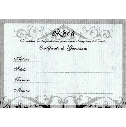 sikrea certificate of authenticity | artwork | shop online ikonitaly