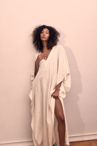 CREAM CAFTAN