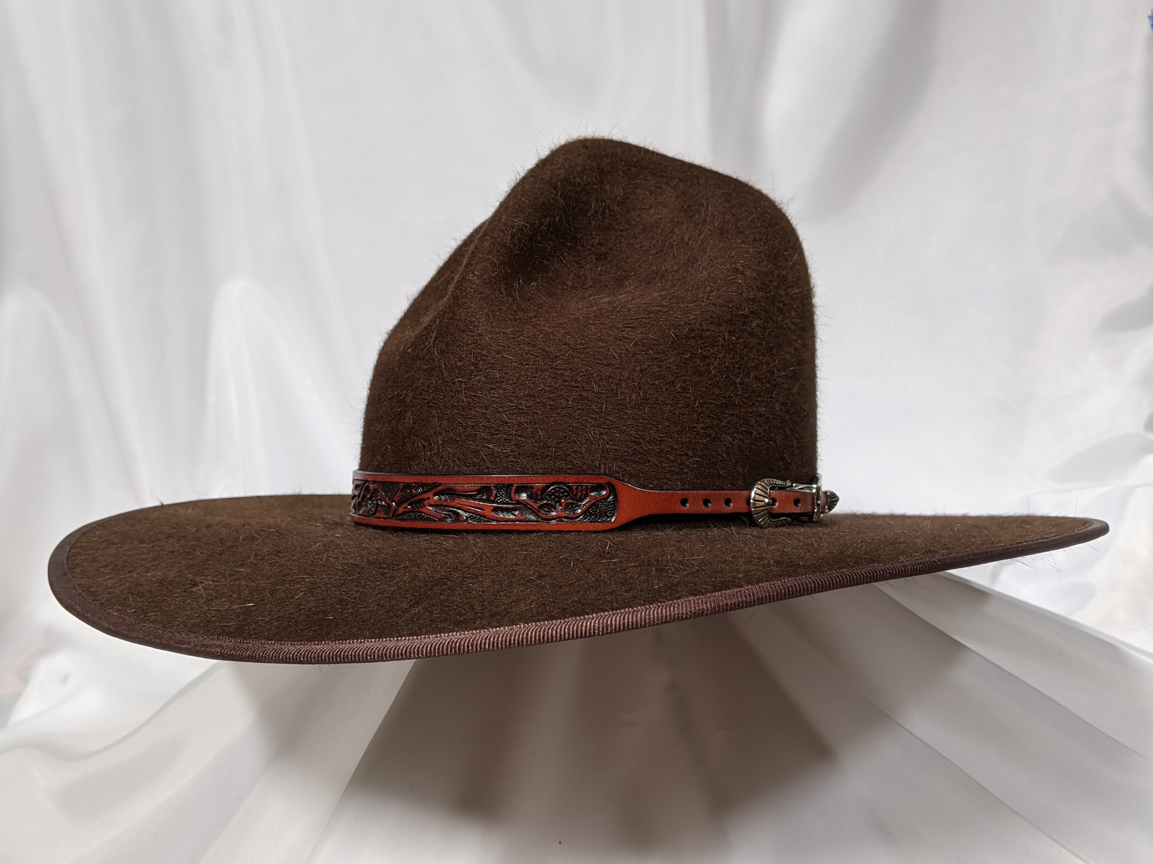 dark brown cowboy hat