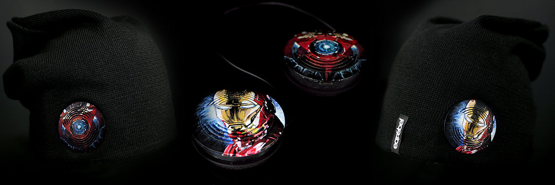 Earebel Artist Collection Iron Man Headphone Beanie