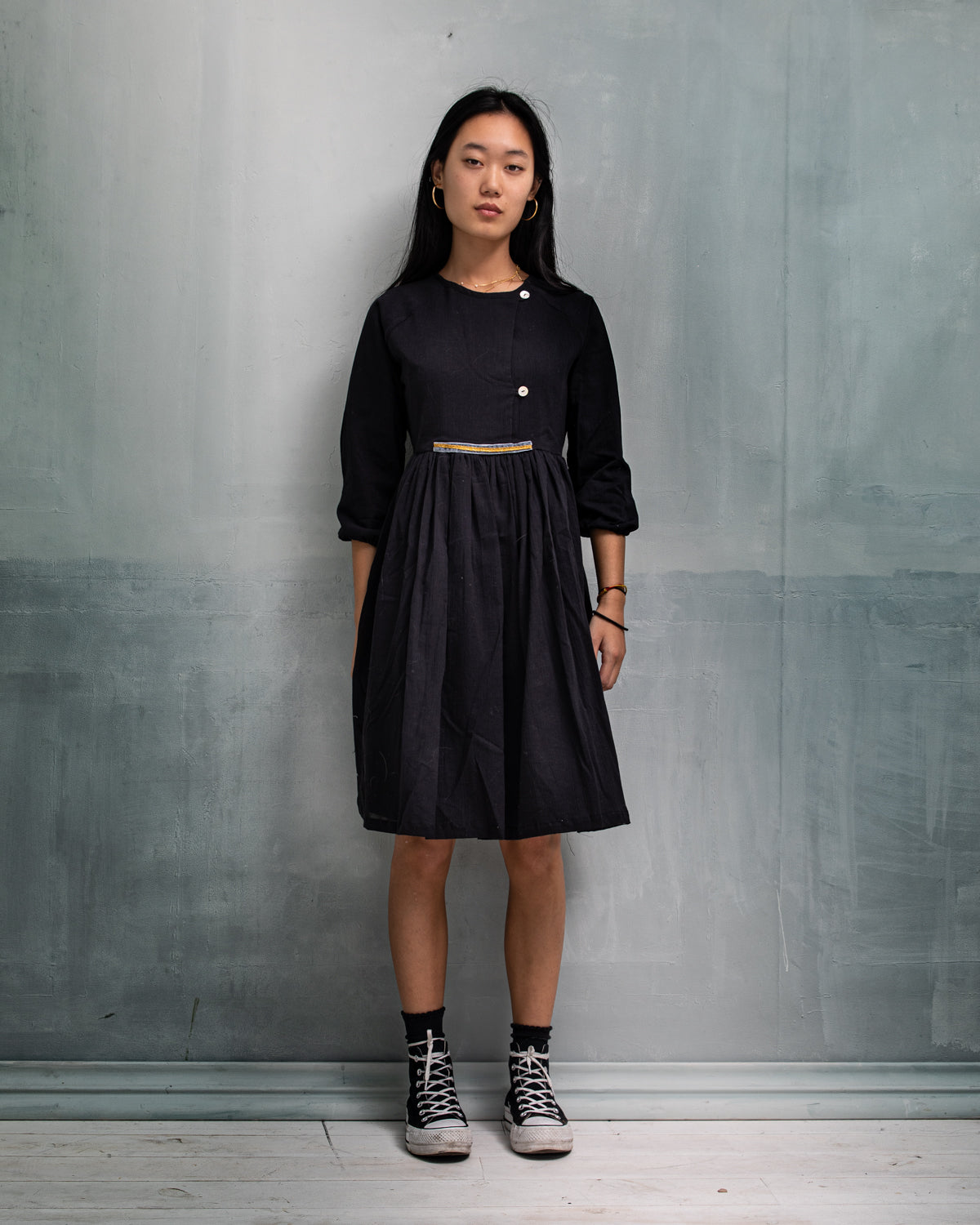 Laika Dress in Black – cosmosophie