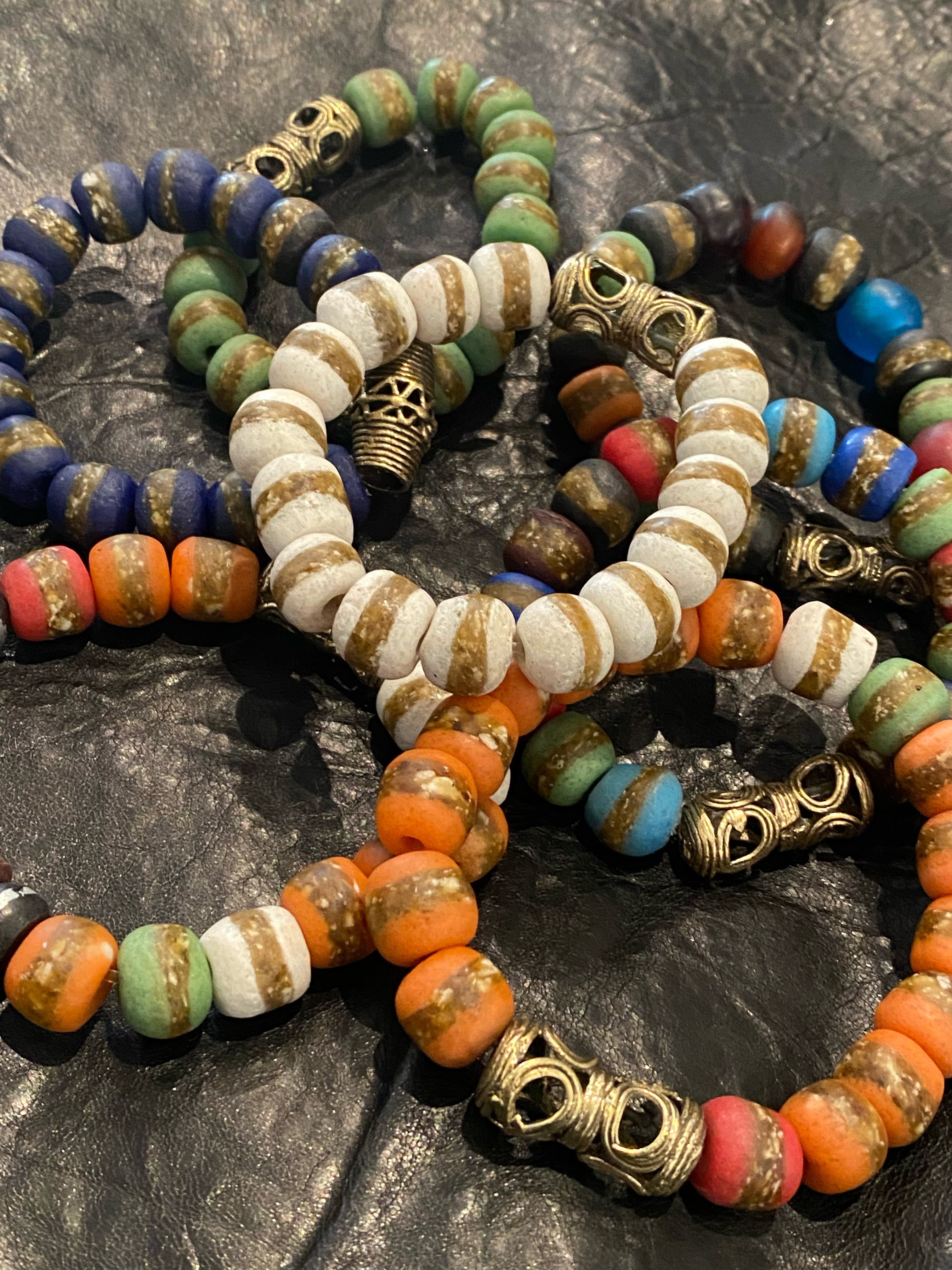 Handmade Krobo Beaded Bracelets