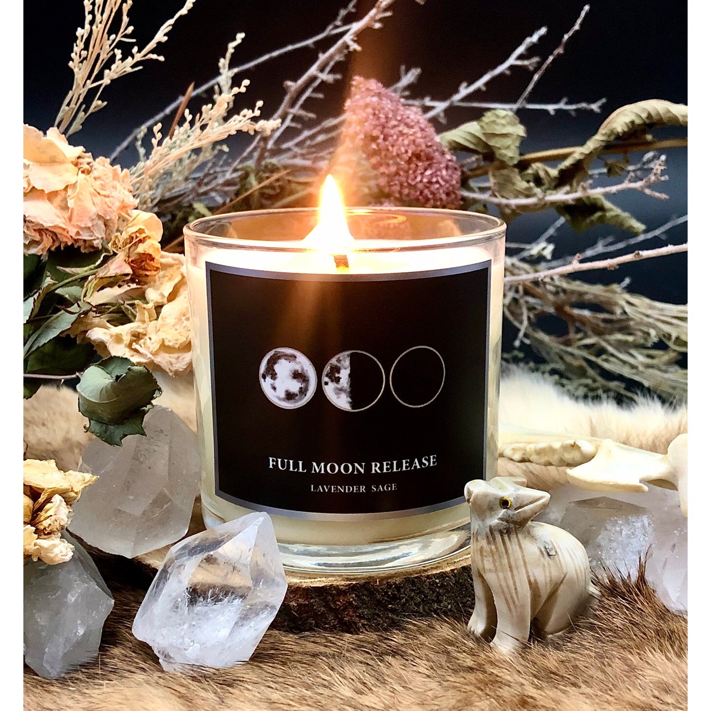 Full Moon Release Candle