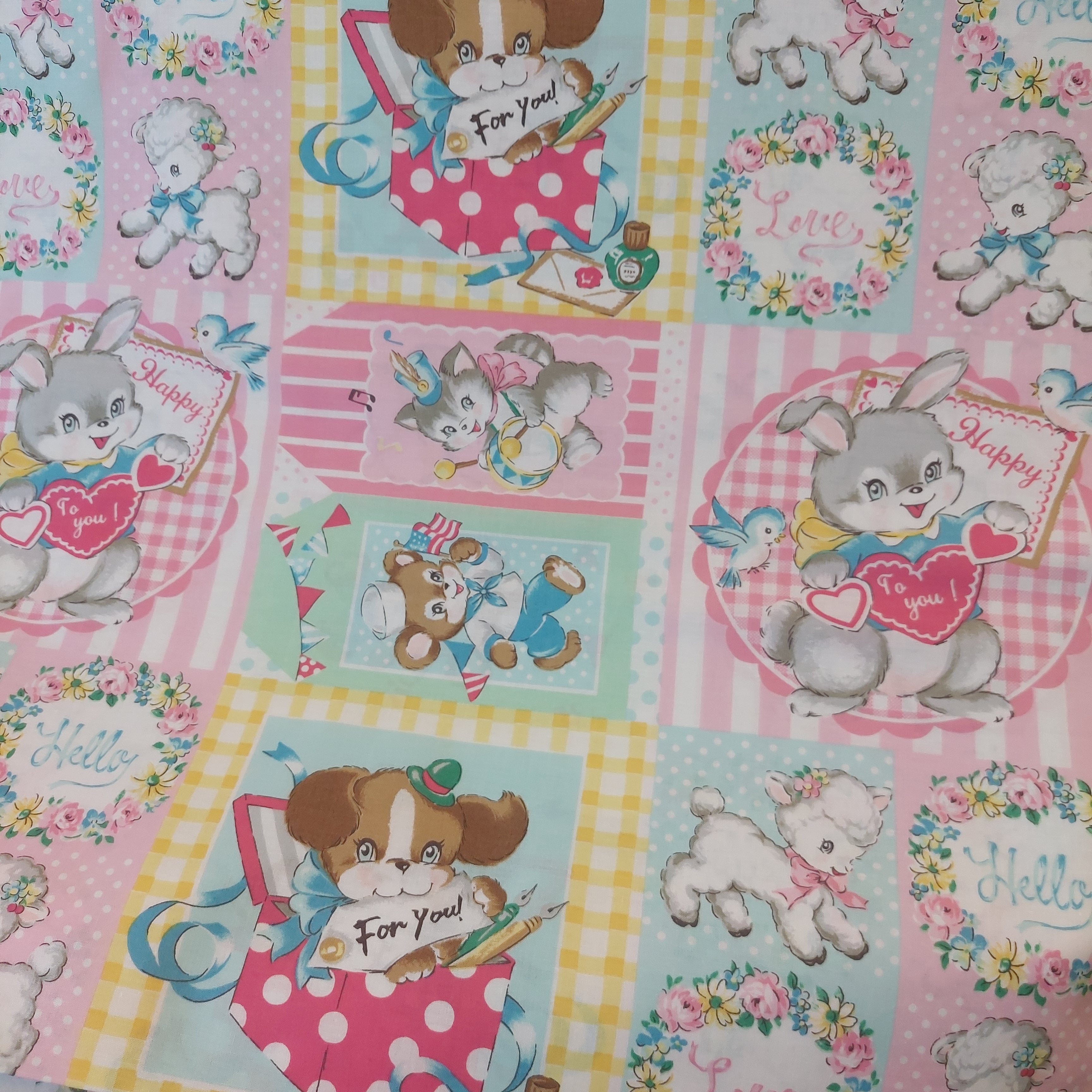 Little World cotton fabric by Quilt Gate LW2020-11A