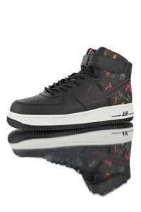 nike air force 1 high black floral