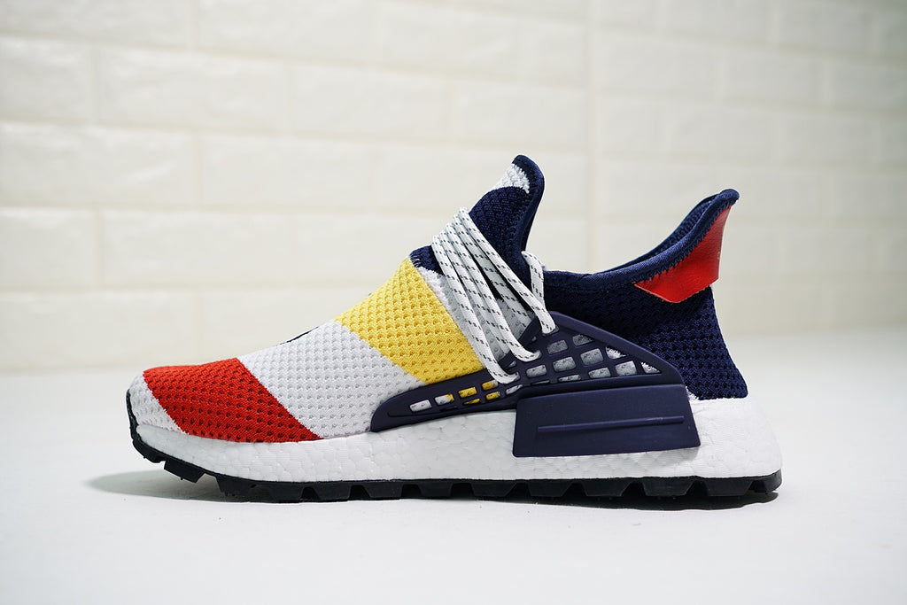 red and blue human race