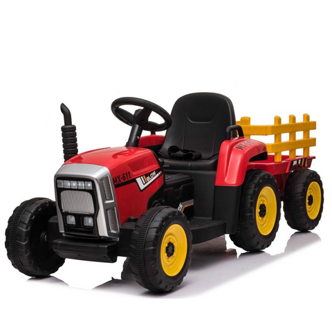 Electric Ride On Tractor and Trailer Toy for Children