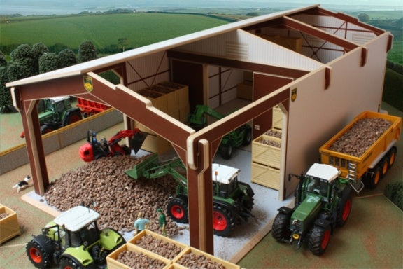 Brushwood Toys Wooden Euro Potato Shed Bteuro3 Farm Toys Online