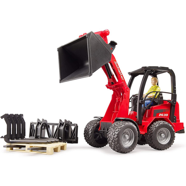 Bruder (ブルーダー) Accessories for Front Loader: Box-Type Pallet Winch and  Forks ミニカー ミニチ その他